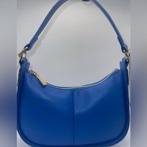 On 34th Dyanne Solid Saddle Bag, Created for Macy's In Cobalt Blue